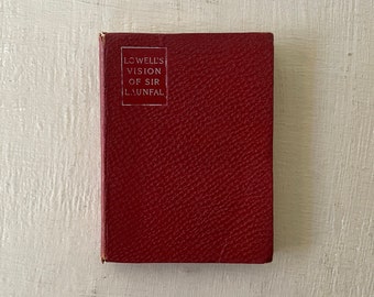 antique poetry book, The Vision of Sir Launfal and Other Poems, James Lowell, 1900, free shipping, from Diz Has Neat Stuff