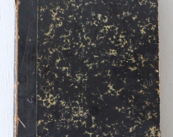 Antique Leather Bound Poetry Book: Gems of Poetry, 1882