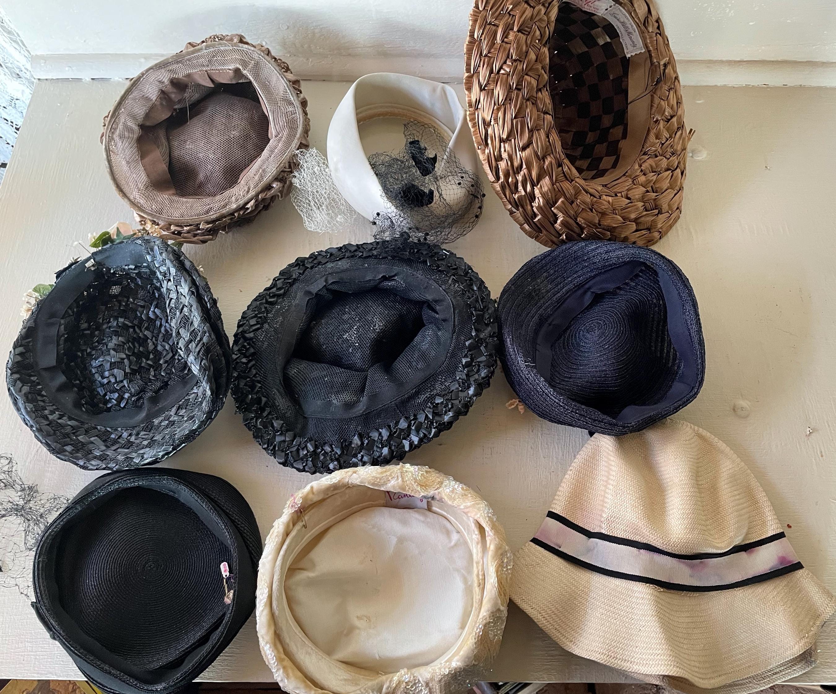 Vintage Straw Hat Collection: Ladies Fashion Hats, Easter  display picture 1