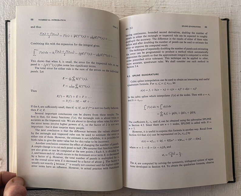 Vintage Computer Methods Textbook: Forsythe, Moler, 1977 - Etsy