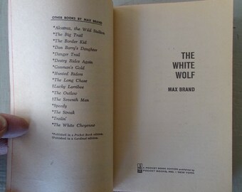 Vintage Paperbacks, Max Brand, 3 Volumes, Pocket Books