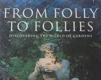 vintage art book, From Folly to Follies, Michel Saudan, 1987, printed in Italy, free shipping, from Diz Has Neat Stuff