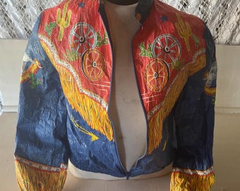 Vintage Genesis Texas Western Jacket: Collectible Paper Clothes (Medium)