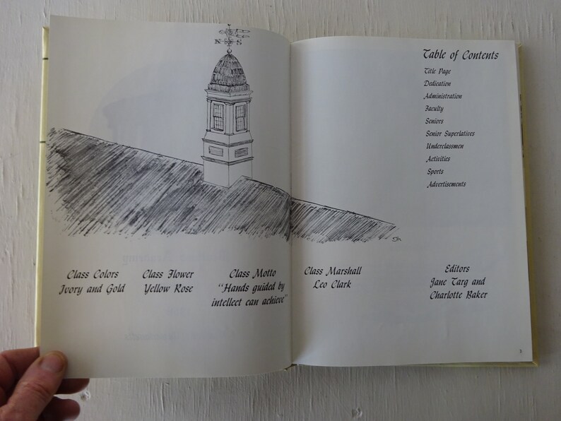 Vintage Yearbook Clarion Westford Academy 1966 Westford Etsy