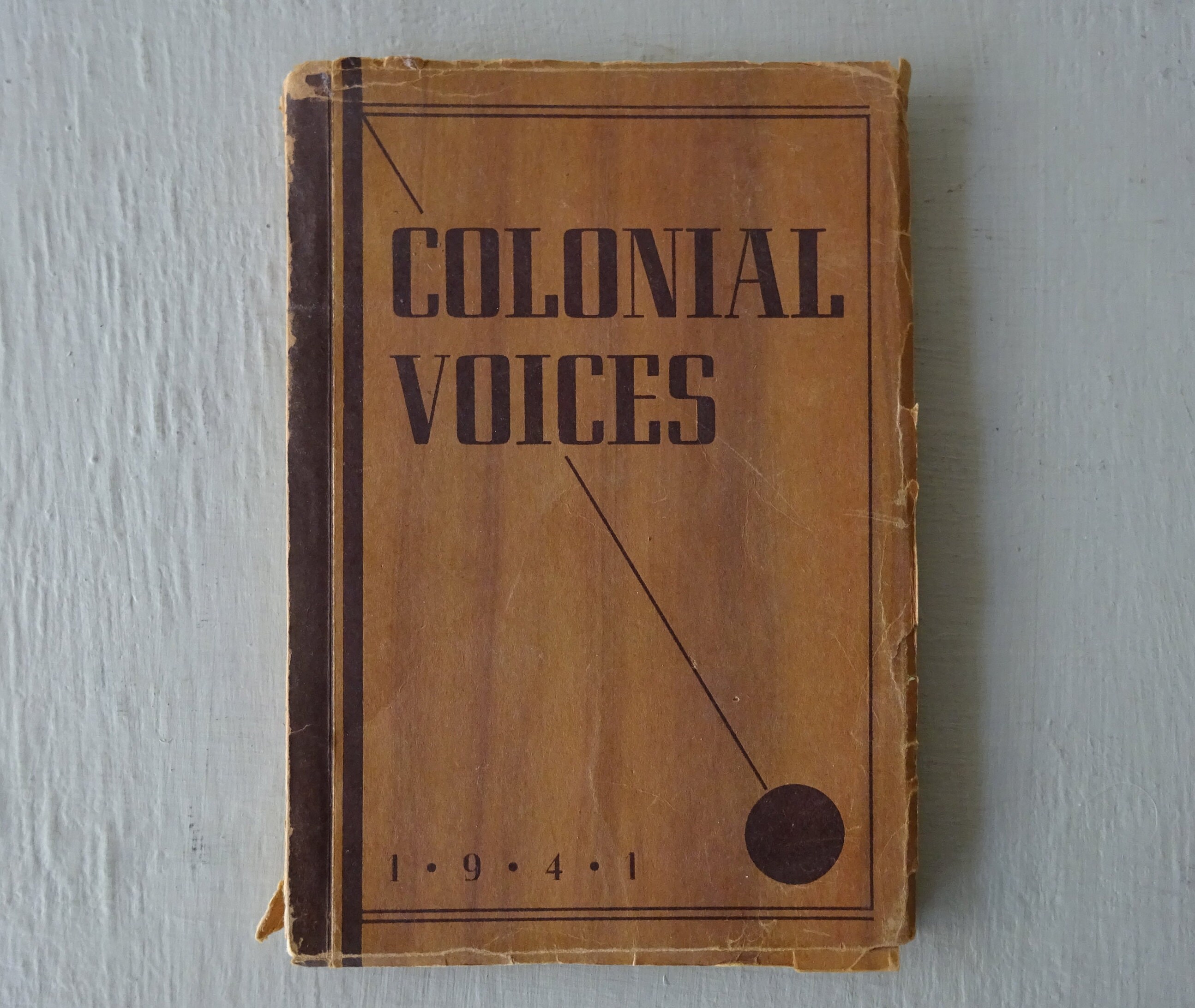 vintage yearbook, Colonial Voices, 1941, Fairfax High School, Los Angeles, poetry, free shipping, from Diz Has Neat Stuff