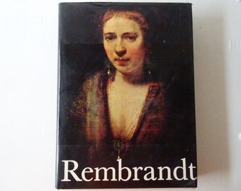 vintage art book, Rembrandt Paintings, Horst Gerson, 1968, An Artabras Book, free shipping, from Diz Has Neat Stuff