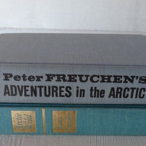 vintage books, Arctic Exploration, Arctic Wild, Peter Freuchen&#39;s Adventures in The Arctic, , 1958, free shipping, from Diz Has Neat Stuff