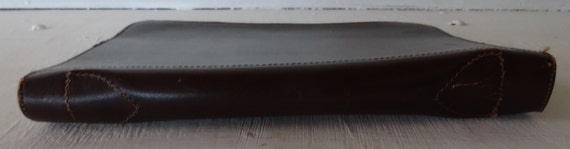 Vintage Leather Zip Envelope: Government Issue Attache Case View 2