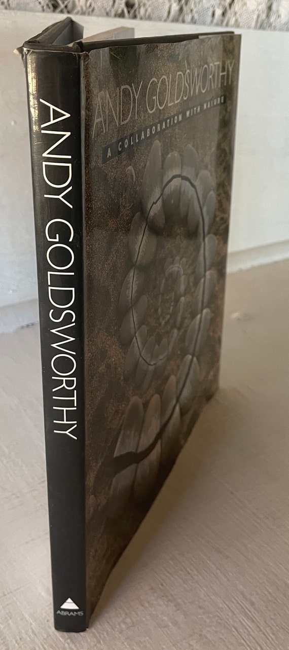 Vintage Andy Goldsworthy Art Book: A Collaboration With Nature