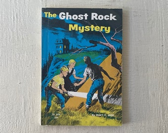 vintage children's book, The Ghost Rock Mystery, Mary Jane, first edition 1962, Scholastic TX 334, free shipping, from Diz Has Neat Stuff