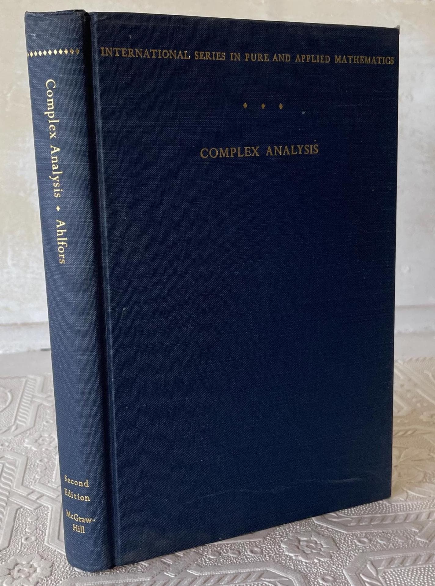 Vintage Complex Analysis Textbook: Lars Ahlfors, 1966 Second