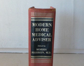 vintage medical book, Modern Home Medical Adviser, 1969, illustrated, breaker, free shipping, from Diz Has Neat Stuff