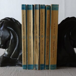 vintage paperbacks, Pelican Books, blue and white, English History, 1950&#39;s, 6 volumes, free shipping,from Diz Has Neat Stuff