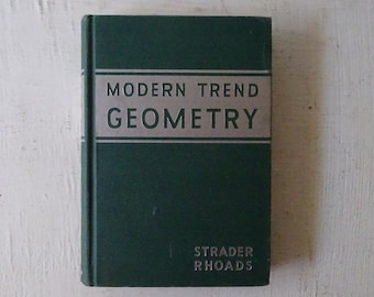 Vintage 1923 Geometry Textbook: Mcgraw Hill Hardcover - Etsy