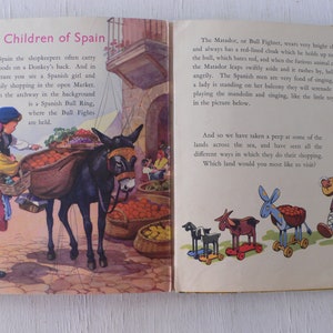 vintage children's book, Let's Go Shopping, 1940, Picture Book, London, free shipping, from Diz Has Neat Stuff image 9