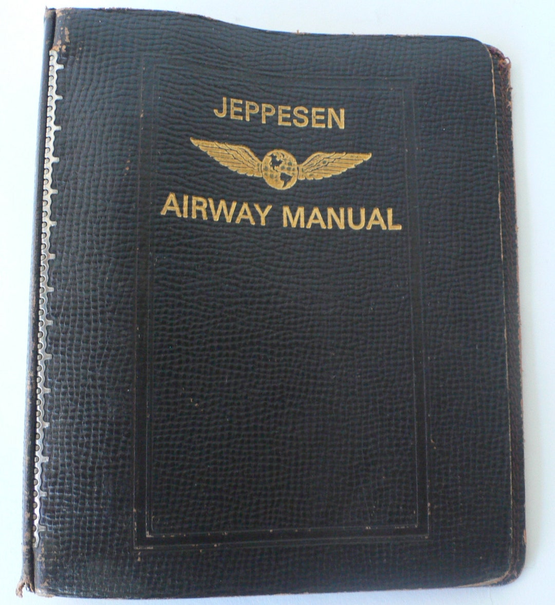 Vintage Binder 7 Ring Notebook Jeppesen Airway Manual Brown - Etsy