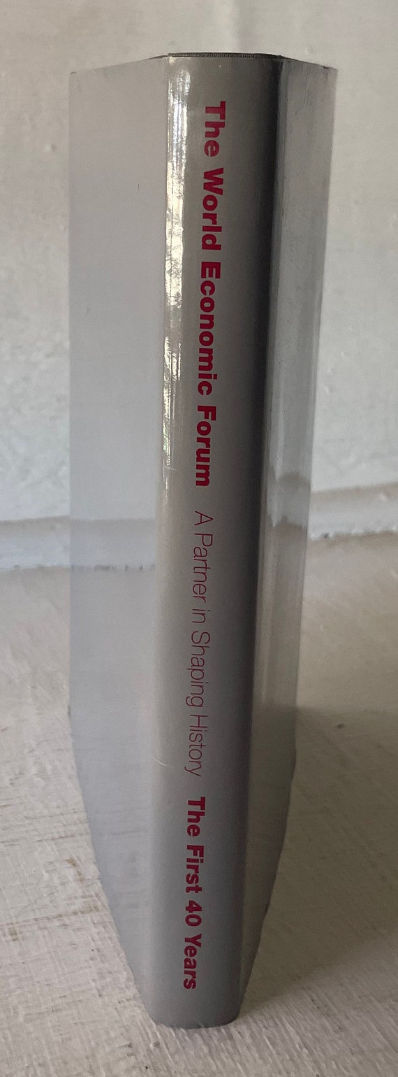 World Economic Forum History Book: First Forty Years, 2009 - Etsy