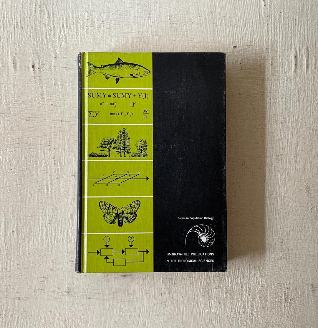 Vintage Textbook, Ecology and Resource Management, 1968, Kenneth Watt ...