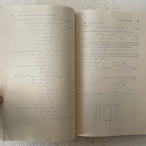 Vintage Logical Design of Digital Computers Textbook, 1967 - Etsy