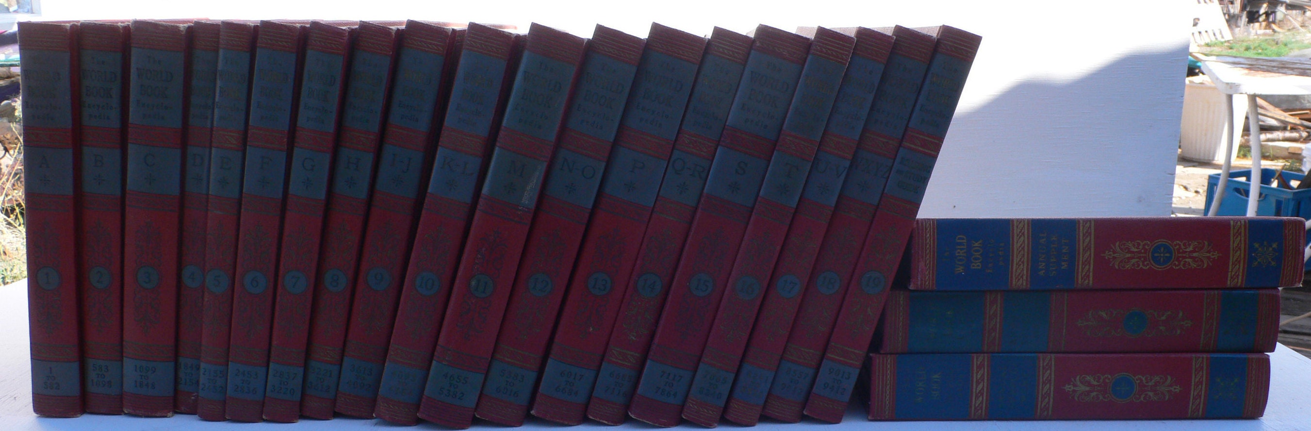 Vintage World Book Encyclopedia Set: 1953-1961, 22 Volumes - Etsy