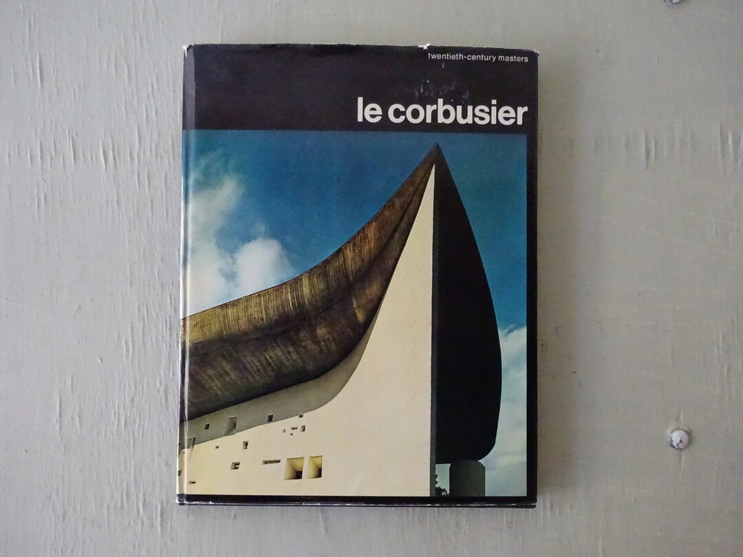 Vintage Le Corbusier Architecture Book: 1970 Illustrated Hardcover
