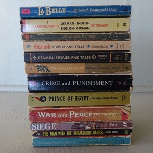 Vintage Paperback Book Collection: Classic Novels, Art, History (12 Books)