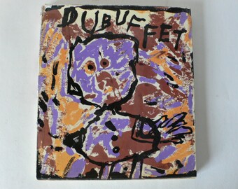 1962 art book, Dubuffet by Peter Selz and The Museum of Modern Art from Diz Has Neat Stuff