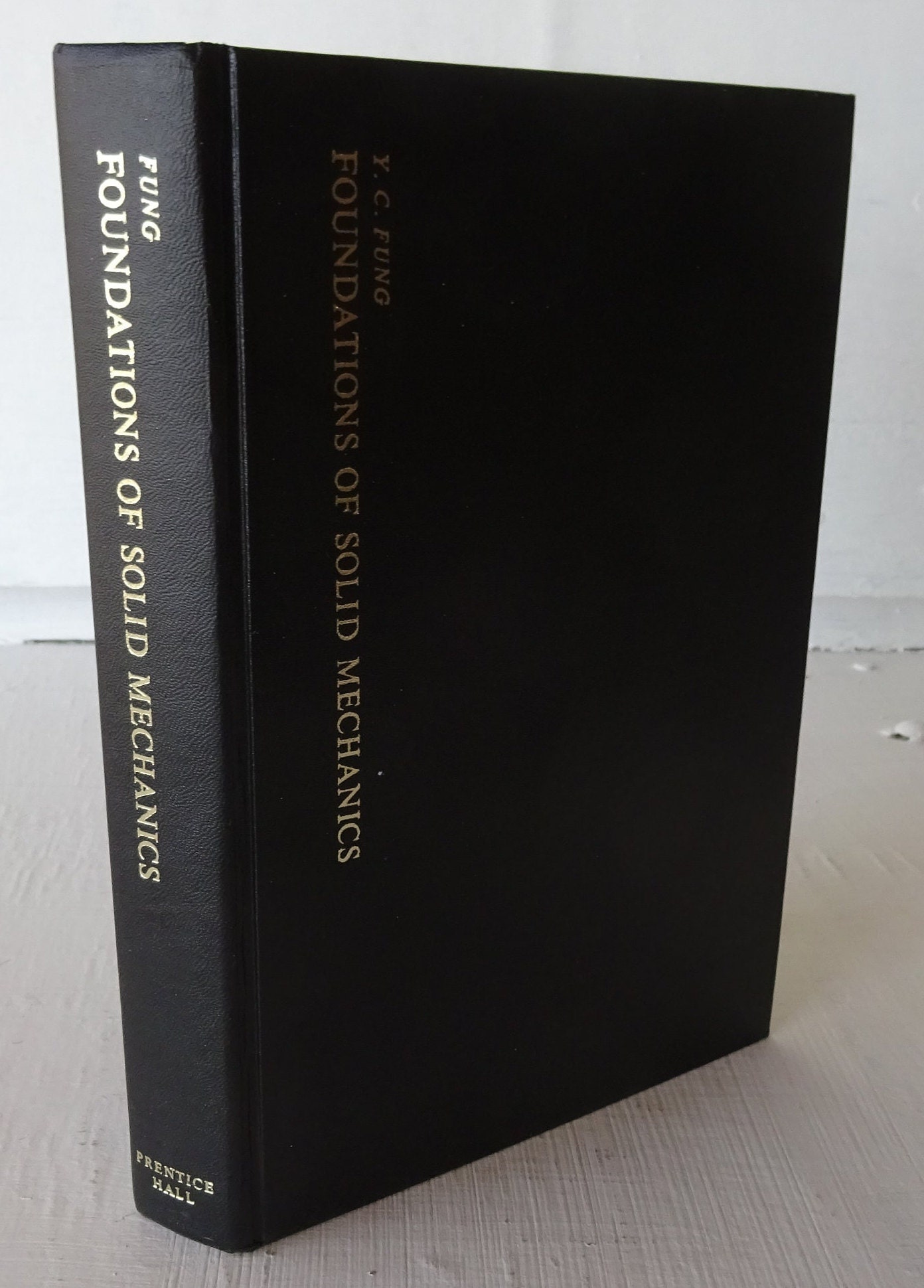 Buy Vintage Textbook, Foundations of Solid Mechanics, Y C Fung 