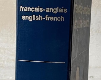 Vintage Dictionary, 1971, Collection Mars Larousse, Francais