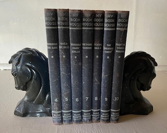 vintage children's book set, My Book House, 7 volumes, 1937, illustrated, free shipping, from Diz Has Neat Stuff