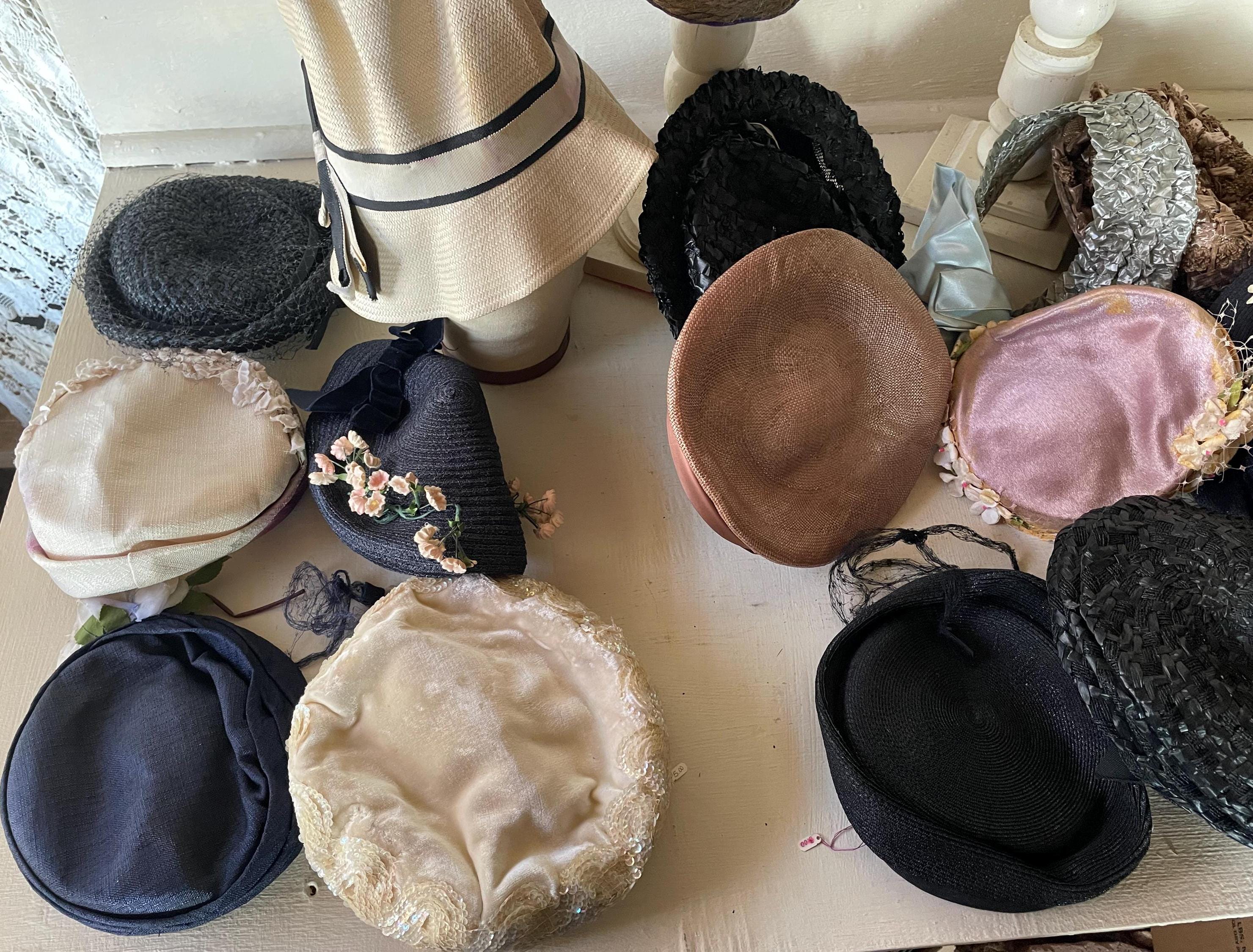 Vintage Ladies Hats Lot of 7 Vintage #4384 Genuine Effanem Crusher Classic Hat Womens  main image 3