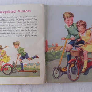 vintage children's book, Let's Go Shopping, 1940, Picture Book, London, free shipping, from Diz Has Neat Stuff image 6