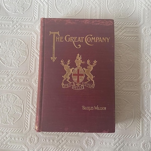antique book, The Great Company, Hudson Bay trading, Beckles Willson, 1900, maps, illustrations plans, from Diz Has Neat Stuff