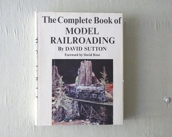 Vintage 1964 Model Railroading Book by David Sutton