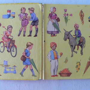 vintage children's book, Let's Go Shopping, 1940, Picture Book, London, free shipping, from Diz Has Neat Stuff image 3