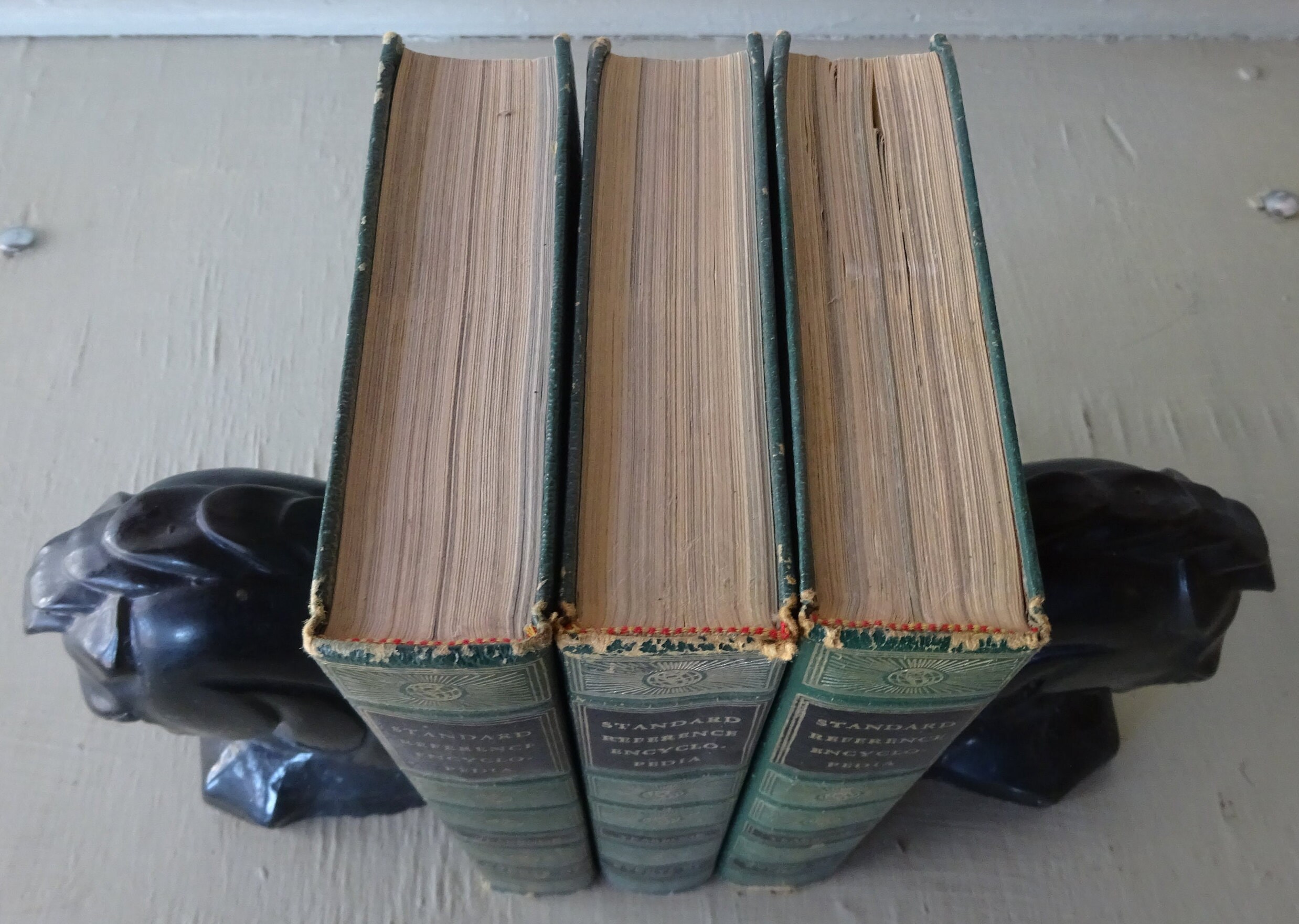Vintage Book Set, Standard Reference Encyclopedia Yearbooks