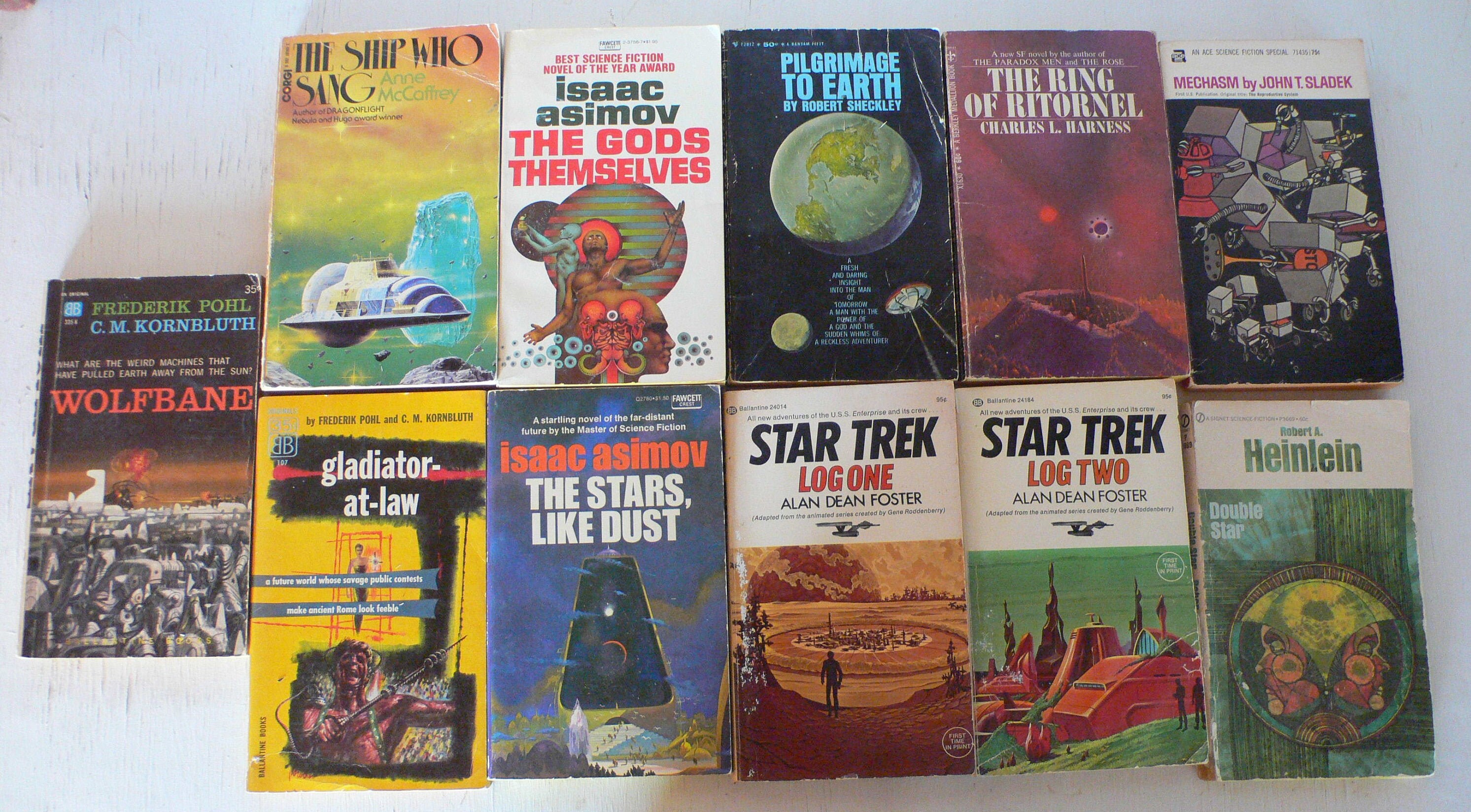 Vintage Paperbacks, Sci Fi, Science Fiction, Pulp Fiction