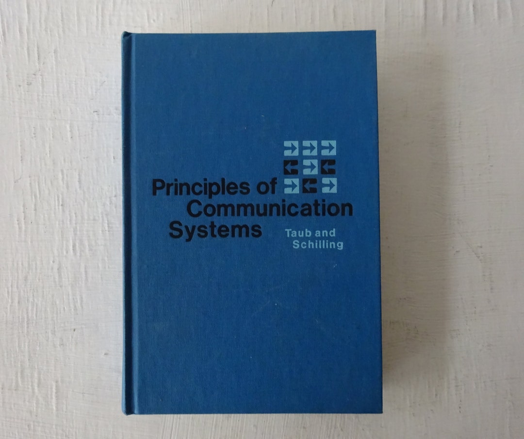 Vintage Textbook: Principles of Communication Systems, 1971 - Etsy