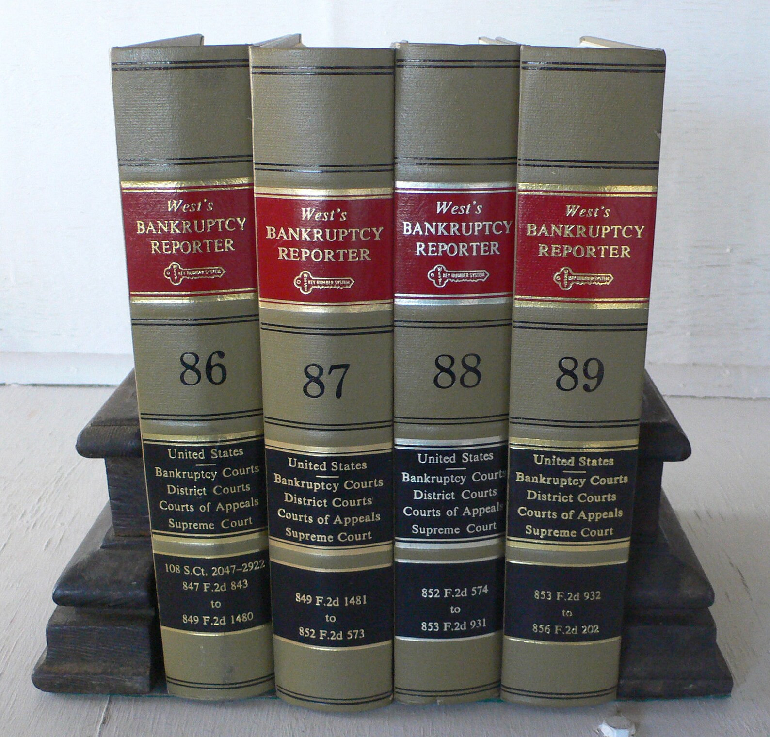 Vintage Law Books West's Bankruptcy Reporter 1988 4 Etsy