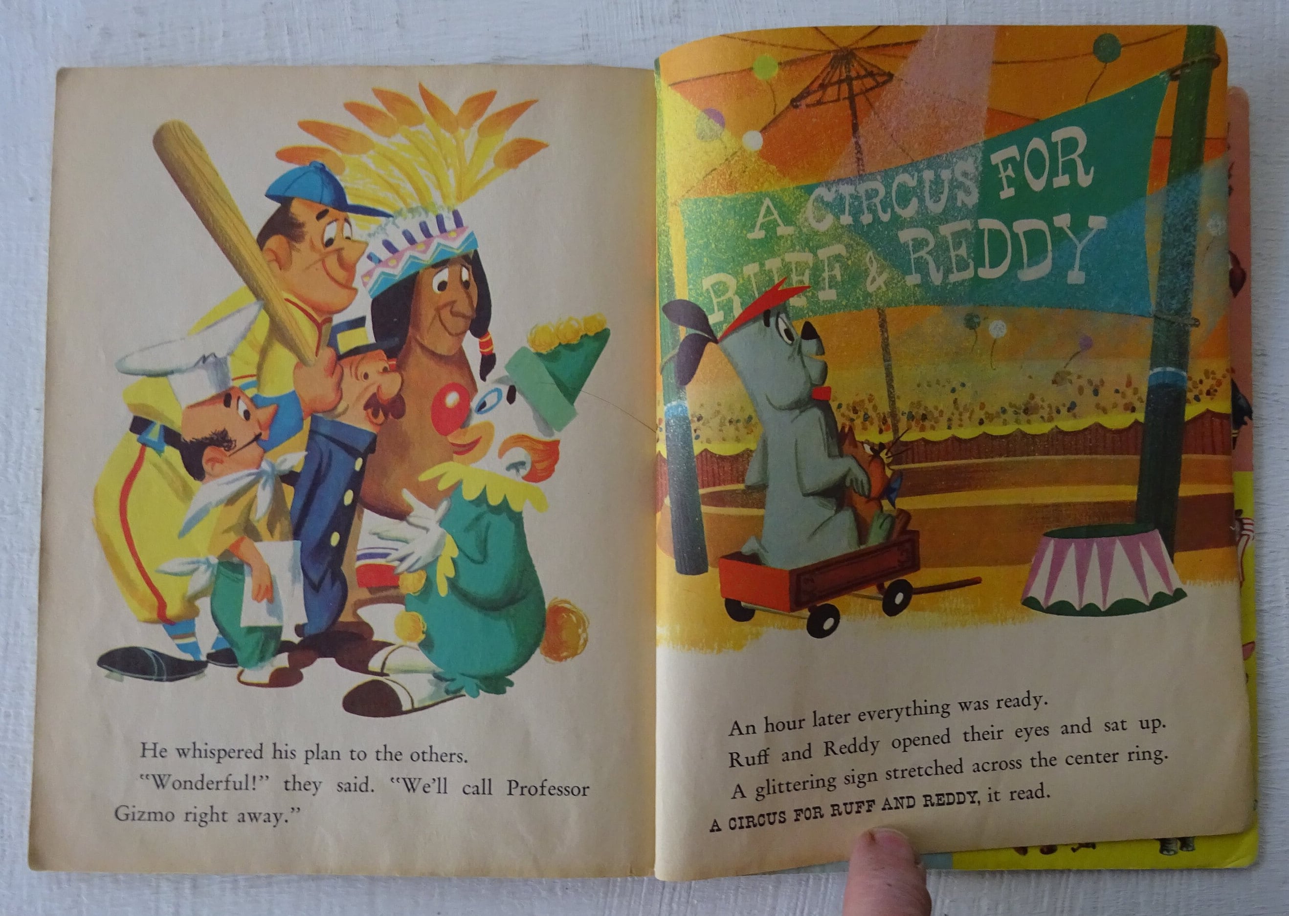 Ruff And Reddy Books Vintage Ruff and Reddy Little Golden Book, 1959 - Etsy