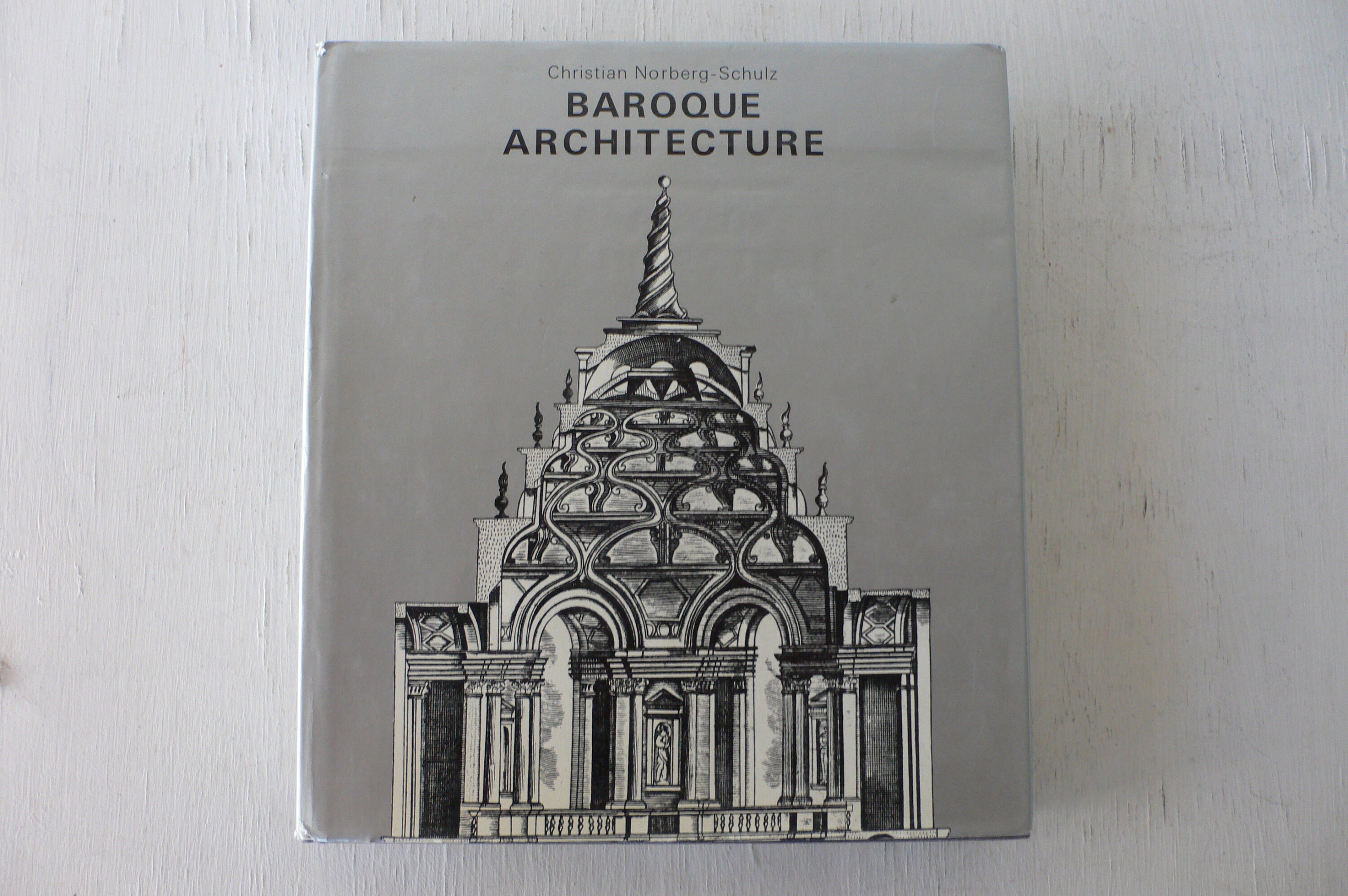 Vintage Baroque Architecture Art Book by Christian Norberg Schulz