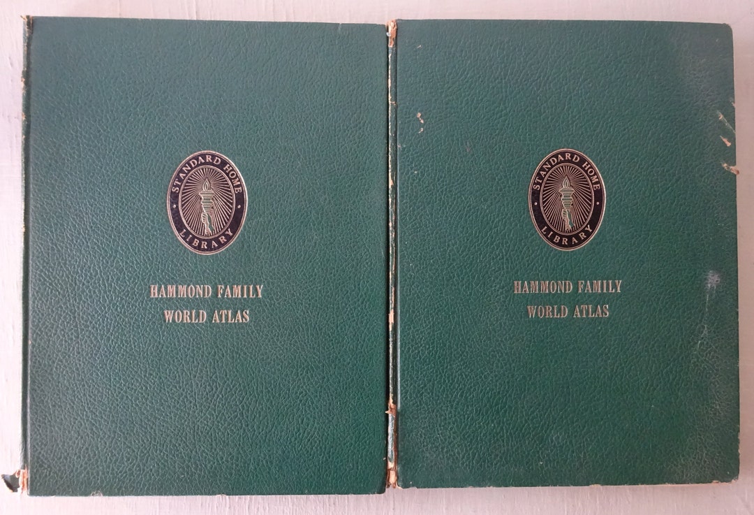 Vintage Atlas, Hammond Family World Atlas, 2 Volumes, 1963, Breakers, Folio Size,maps, Free Shipping, From Diz Has Neat Stuff - Etsy Vintage Atlas, Hammond Family World Atlas, 2 Volumes, 1963, Breakers, Folio Size,maps, Free Shipping, From Diz Has Neat Stuff - Etsy