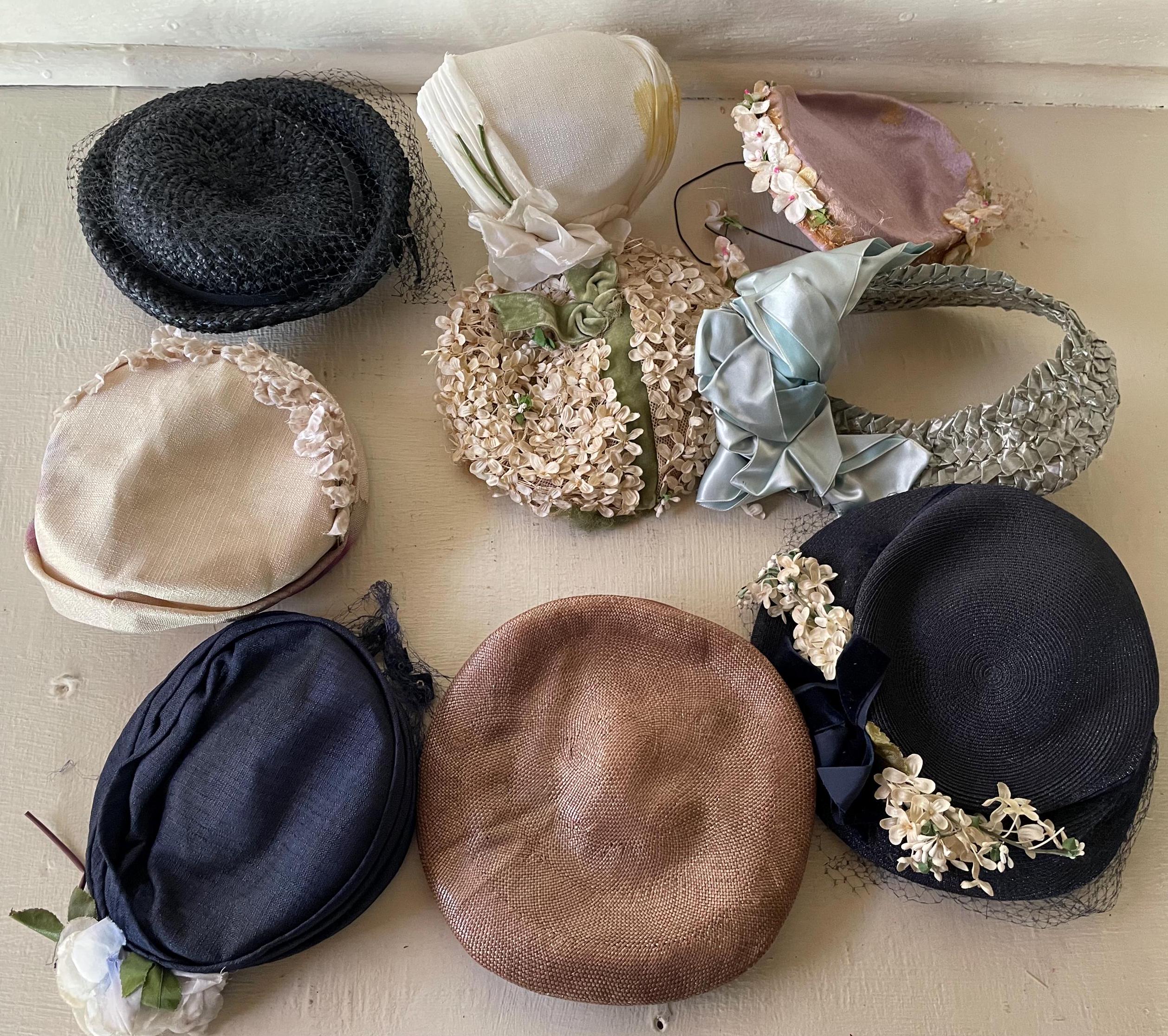 Vintage Straw Hat Collection: Ladies Fashion Hats, Easter  display picture 3