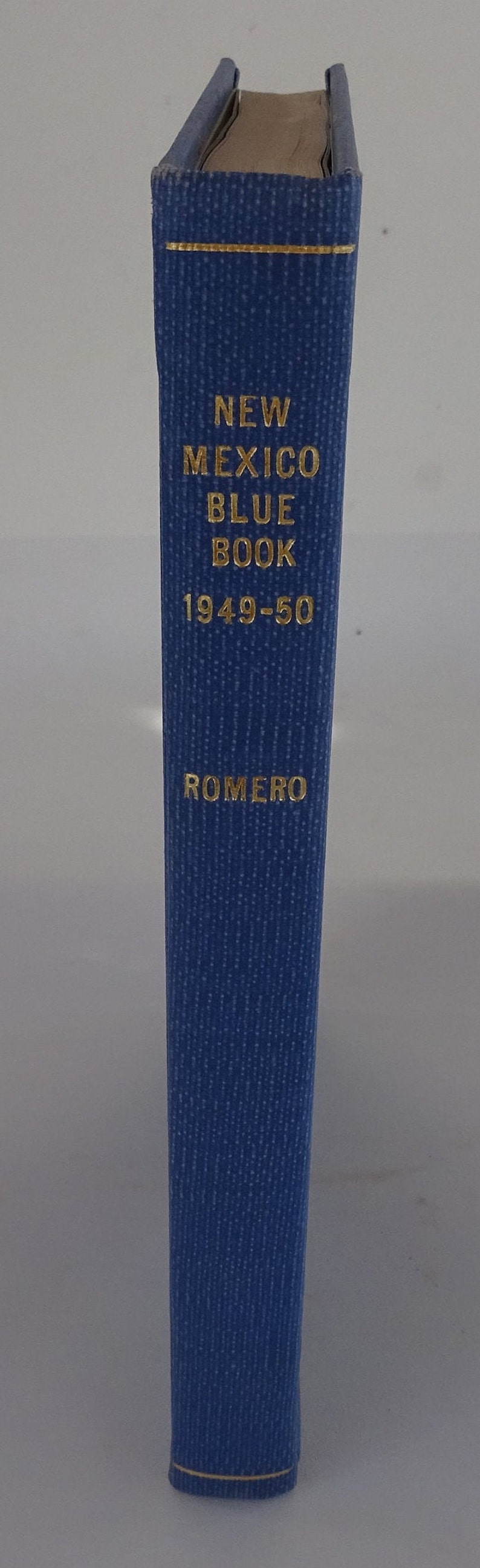 Vintage Book New Mexico Blue Book 1949 1959 Alicia Romero Etsy