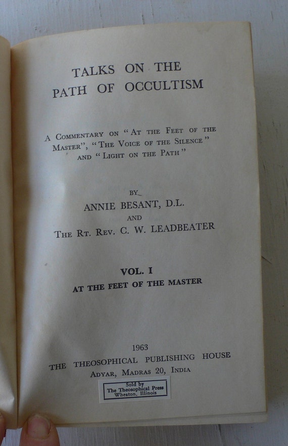Talks On The Path Of Occultism 3 Volume Set Red Book Decor 1963 Free Shipping From Diz Has Neat Stuff - 