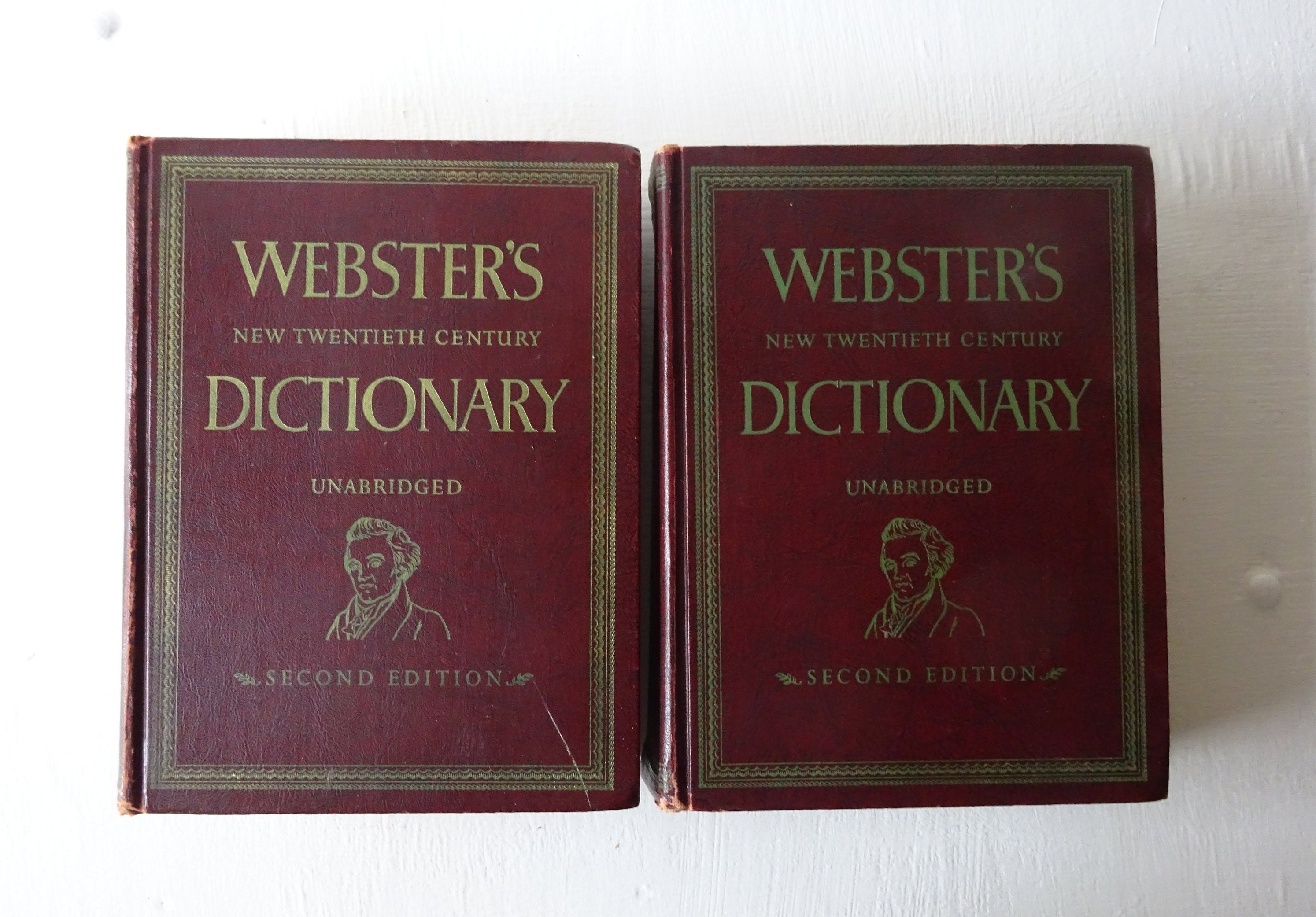 Vintage Webster Dictionary - Etsy