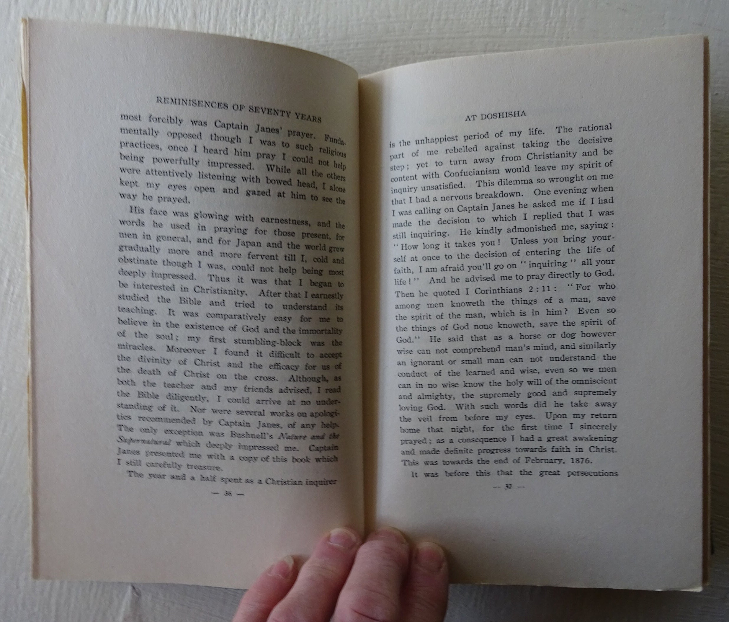 Vintage Book, Hiromichi Kozaki, Reminiscences of Seventy