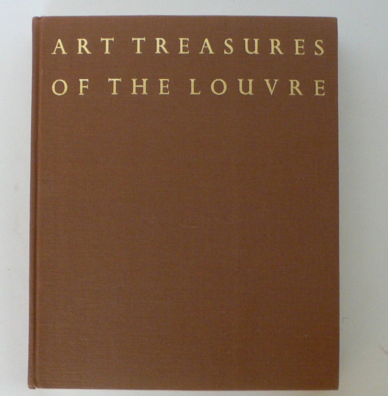 Vintage Art Book Art Treasures of the Louvre 1960dust Etsy