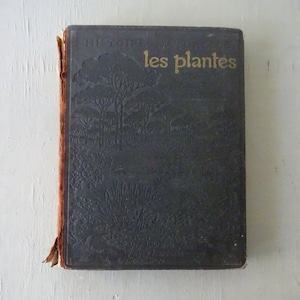 antique book, Les Plantes, Histoire Naturelle Illustree, French, Par J. Costantin, 1922, illustrated, from Diz Has Neat Stuff