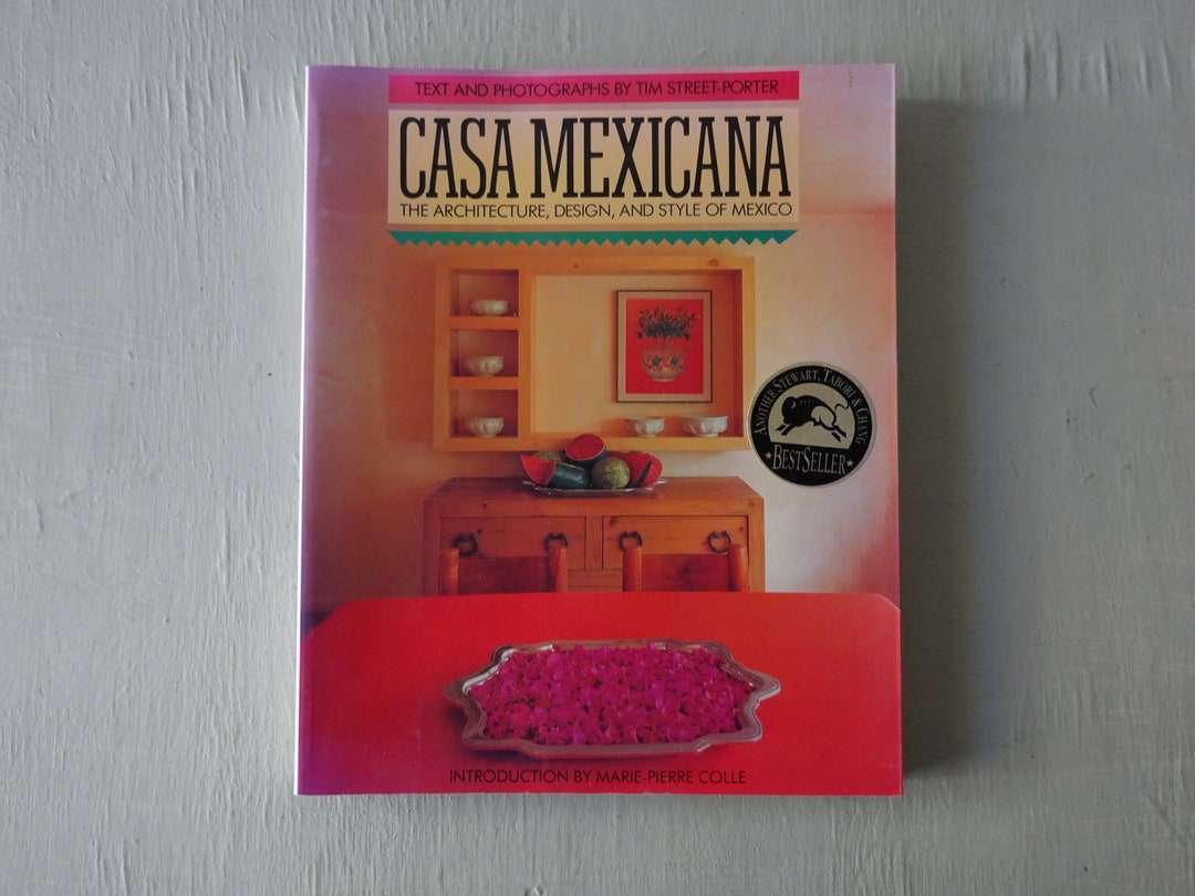 Beroligende middel Også Ugyldigt Vintage Book Casa Mexicana Tim Street-porter 1994 Stewart - Etsy Israel